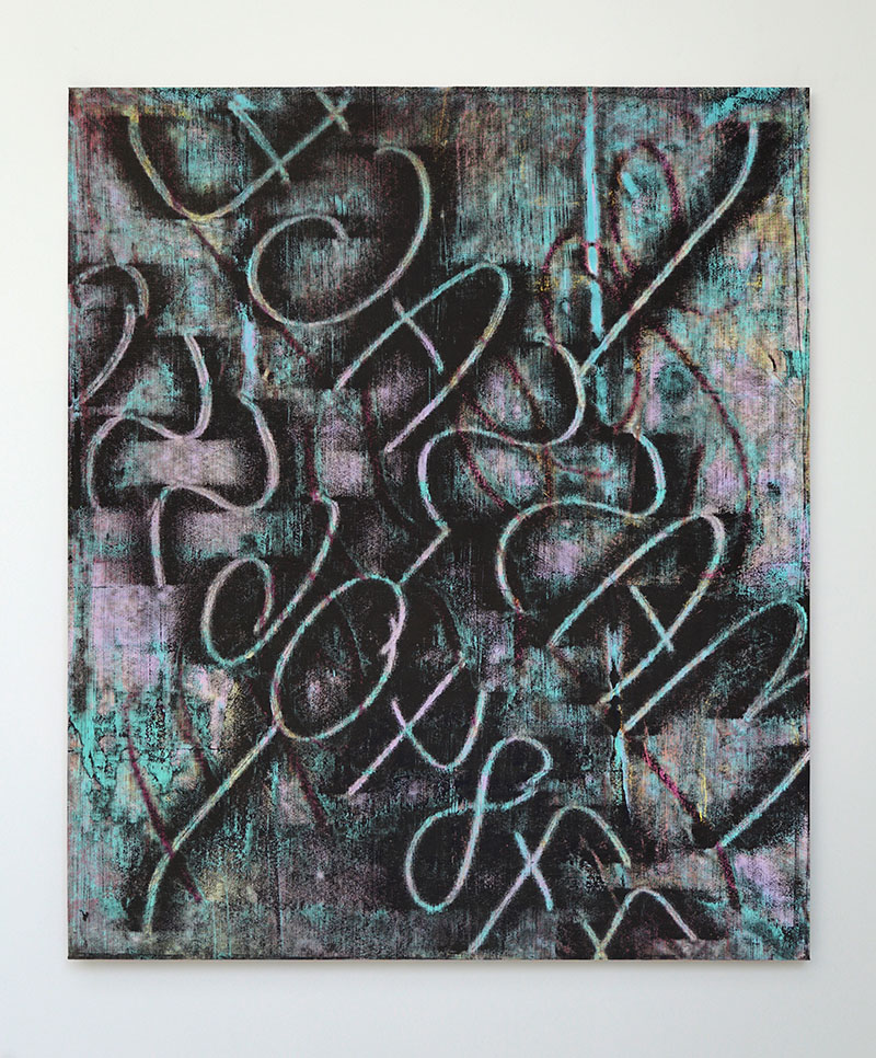Jonathan Kelly - Calling Dark - Acrylic on Canvas - 82x70cm